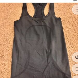 lululemon athletica Black Racerback Tank Top